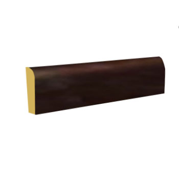 Mosaic House Moroccan tile Mosaic Flat Bullnose 2x8 6 Black  solid zellige, mosaic, zellij, bullnose, trim, glaze 